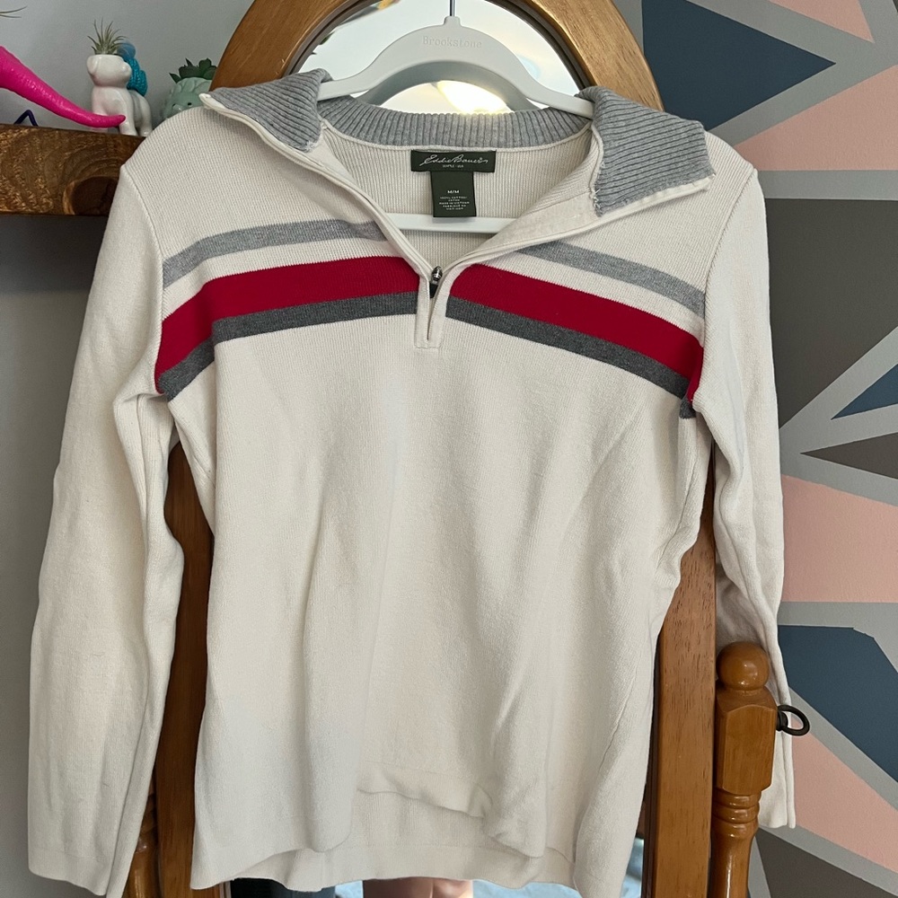 Eddie Bauer 1/4 zip sweater